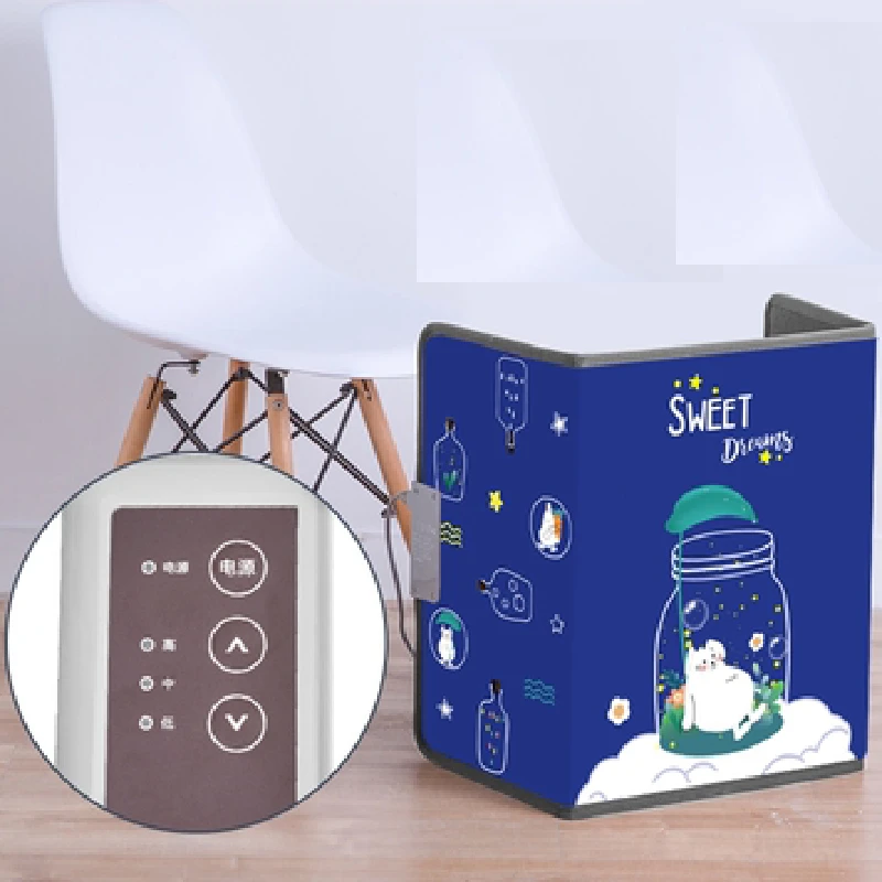 Electric Foot Warmer Adjustable Leg Warmer Folding Electric Heating Pad Office Under Desk Foot Warmer Winter Warm Supplies