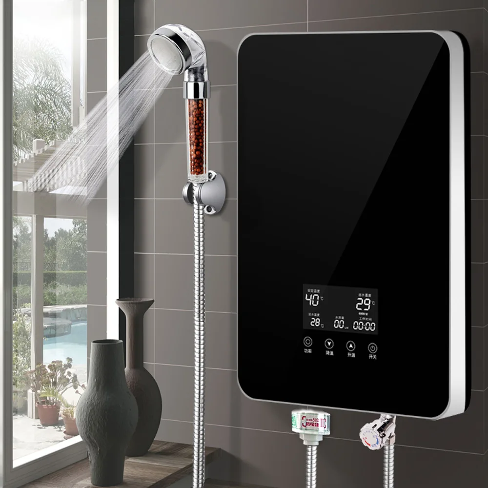 Household Small Instant Electric Water Heater Low Water Pressure Start, Instant Heat And Anti-leakage