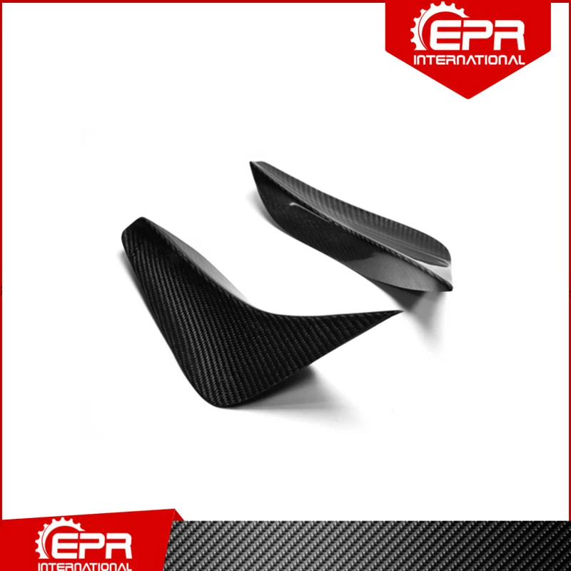 Para nissan r35 gtr oem fibra de carbono amortecedor dianteiro canard guarnição (oem pára-choques apenas) brilhante carbono frente divisor para r35 GT-R corrida