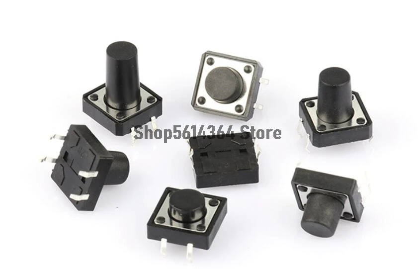 

20pcs 12 x 12mm Tactile Push Button Switch Momentary Tact 12*12*4.3/5/6/7/8/9/10/11/12/13/14/15/16/17/18/19/20mm