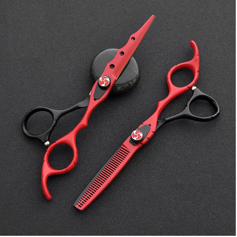 6 Inch Professional Stainless Steel Dog Groomin g Scissors Pets Thinning / Straight Shears Animal Cutting