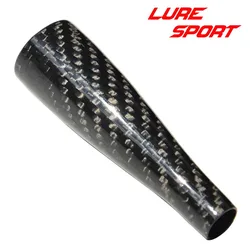 LureSport 2pcs Taper shape 8cm carbon Grip 3K woven Carbon Grip Rod Building component Handle Rod Repair DIY blank