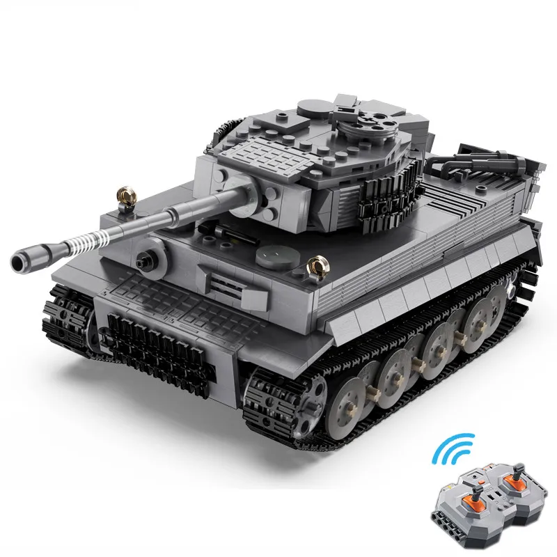 925pcs Building Block RC Tank Toy Simulation RC Assembly Military Tank Brick intelligence Learn toy For Gift Toys