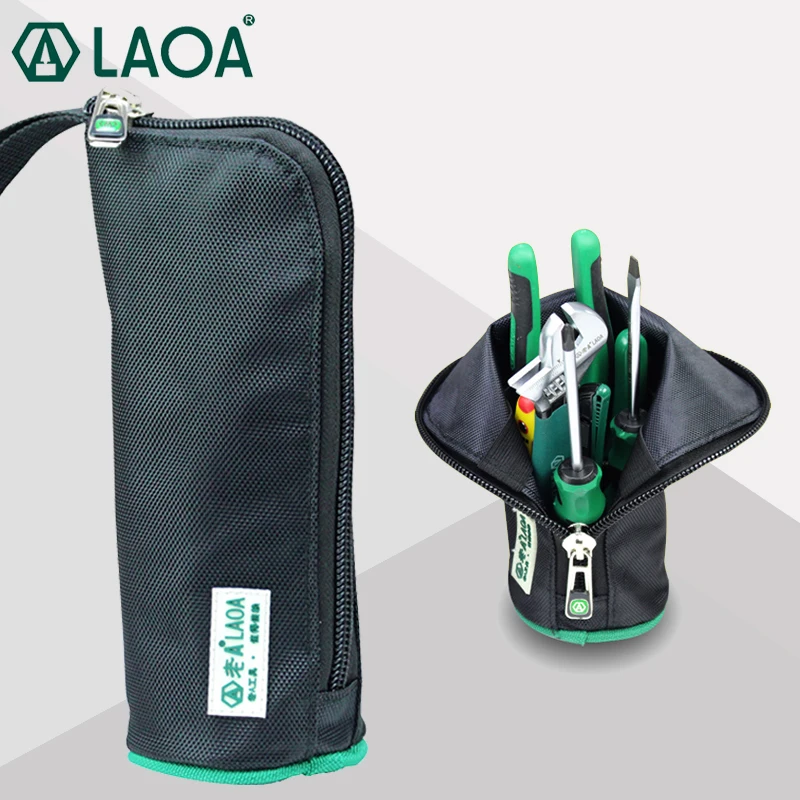 LAOA  Tool Storage Bag Circular Tool Bag Screwdriver bag Portable Home repair kit Pliers Storage bag