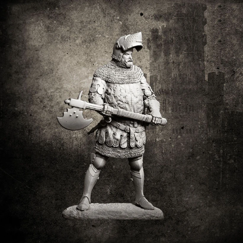 1/24  ancient man stand (with base )  Resin figure Model kits Miniature gk Unassembly Unpainted
