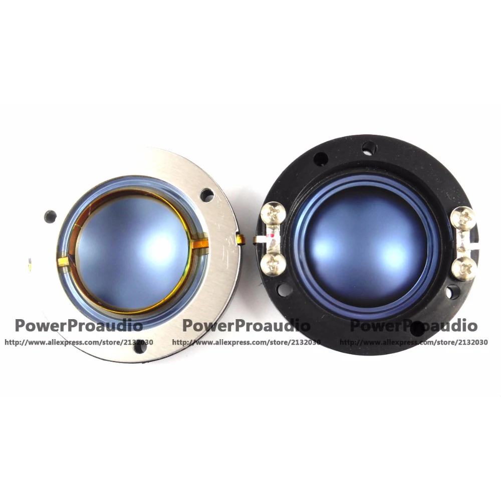 2pcs1 3/8 "34.5Mm Tweeter Speaker Diafragma Ganti Voice Coil ALR Aluminium Kawat Datar 8 Ohm