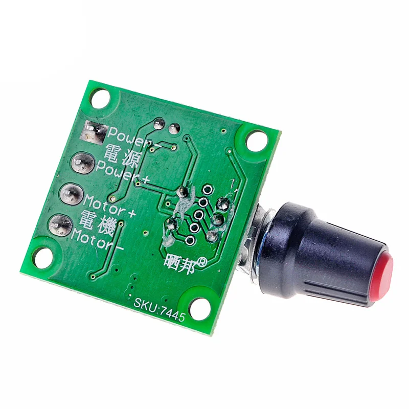 30W 2A DC 1.8V -15V PWM Motor Speed Controller Regulator Low Voltage Fan Speed Control Switch PWM Adjustable Drive 5V 12V