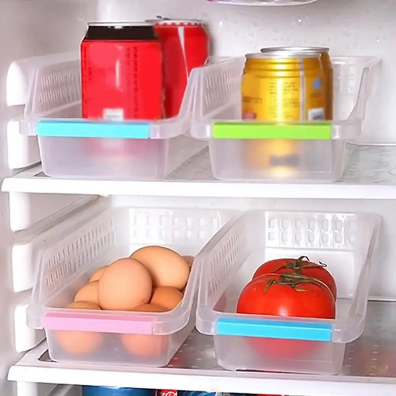 Storage Collecting Box Basket Kitchen Refrigerator Fruit Organiser Rack Utility Box Dropshipping Hotsell