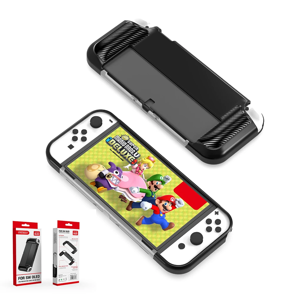 

For Switch Oled Case TPU Cover Soft Rubber Protective Shell Case Protector Accessories