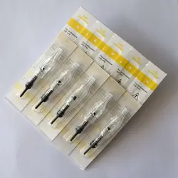 Disposable Eyebrow Tattoo Needles 1R 0.18 0.2 0.25 0.3 0.4mm Sterilized Microblading Permanent Makeup Cartridge Needles Tattoo