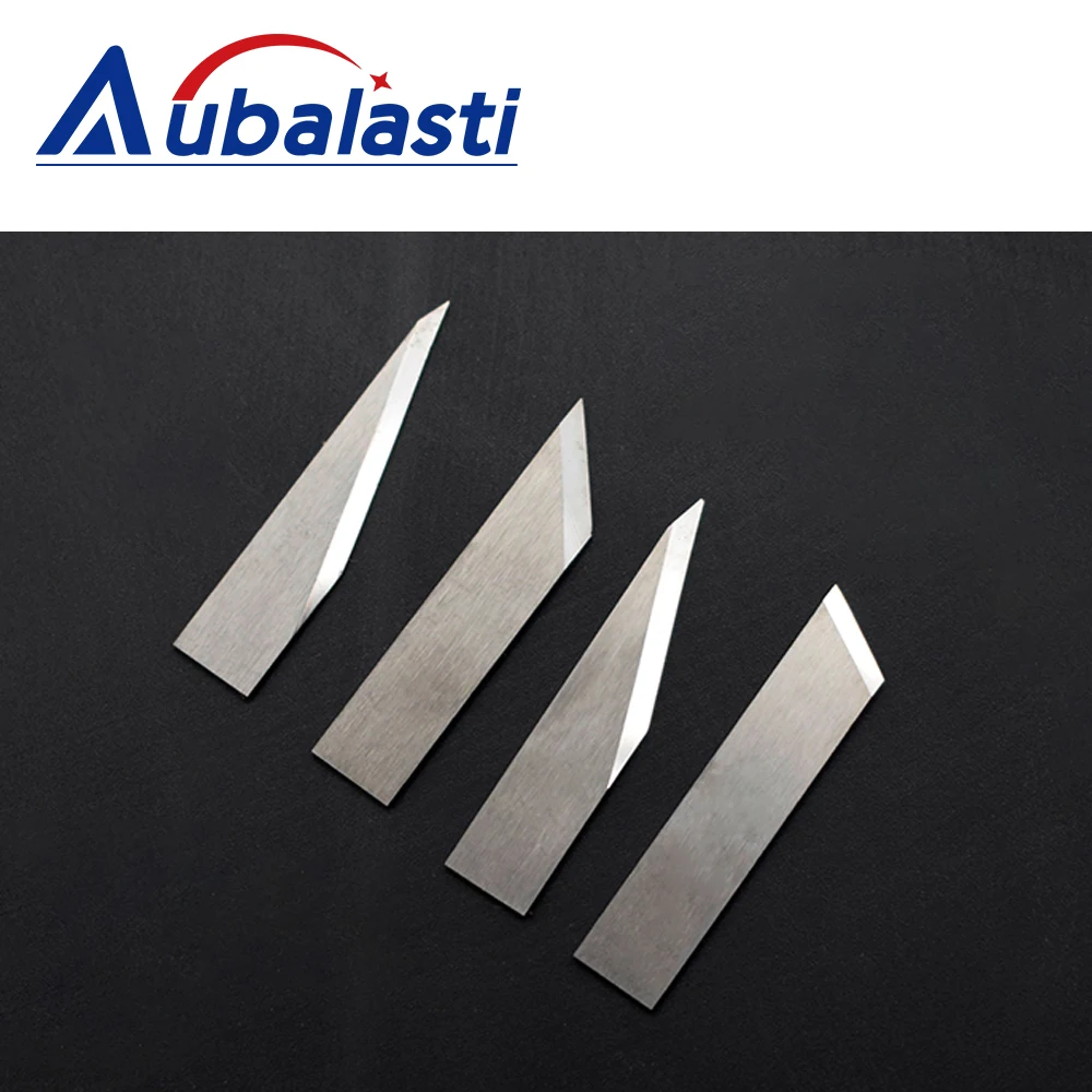 Aubalasti Vibration Knife Cutting Blade Knife Blade for CNC Vibrating Knife Cutting Machine Car Mat 16-60 degrees 10pcs