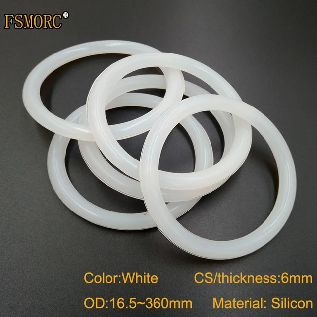 Silicon rubber ring clearance