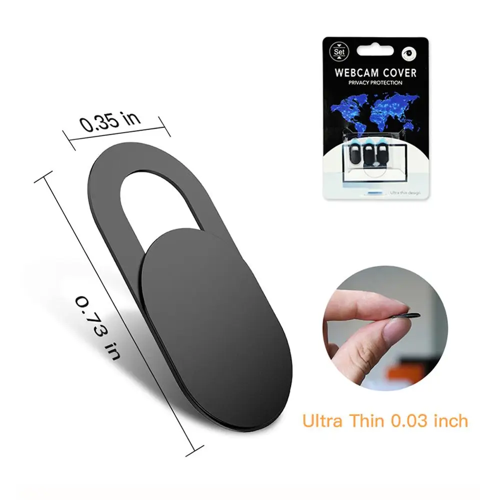 เว็บแคมฝาครอบชัตเตอร์แม่เหล็ก Slider Universal Antispy กล้องสำหรับเว็บแล็ปท็อป iPad MacBook แท็บเล็ตเลนส์ความเป็นส่วนตัวสติกเกอร์