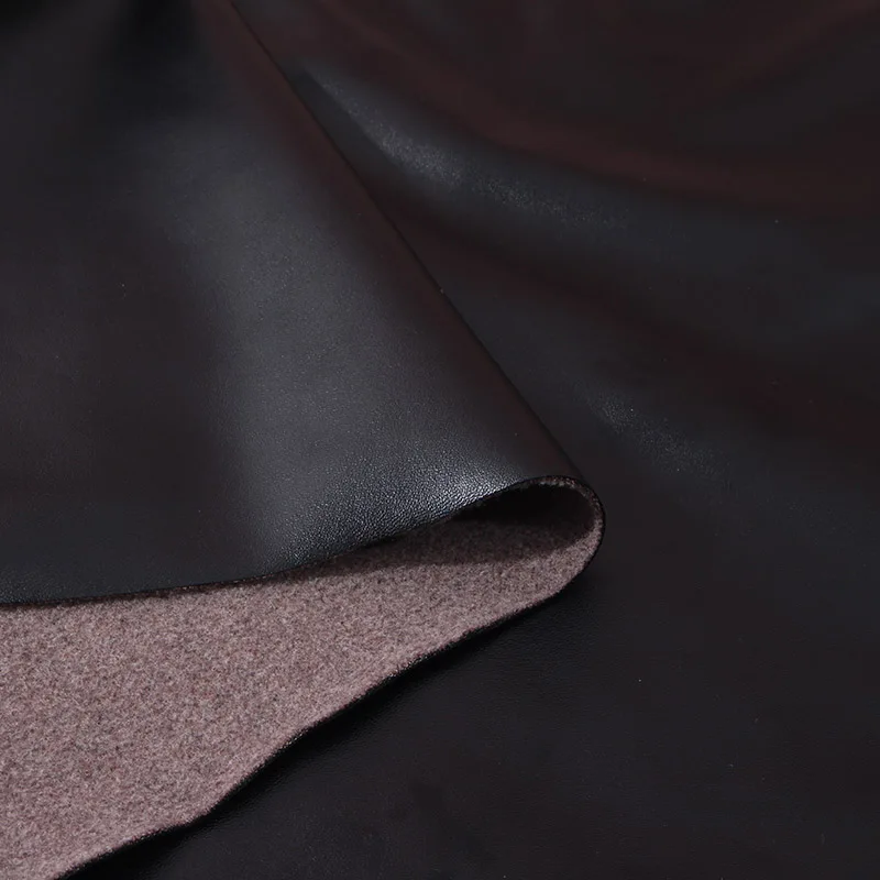 Good 69*50cm Black 4 Way Stretch Faux Leather Fabric PU Synthetic Sewing Leather Sofa Fabric Material Diy Pants Clothing Jacket