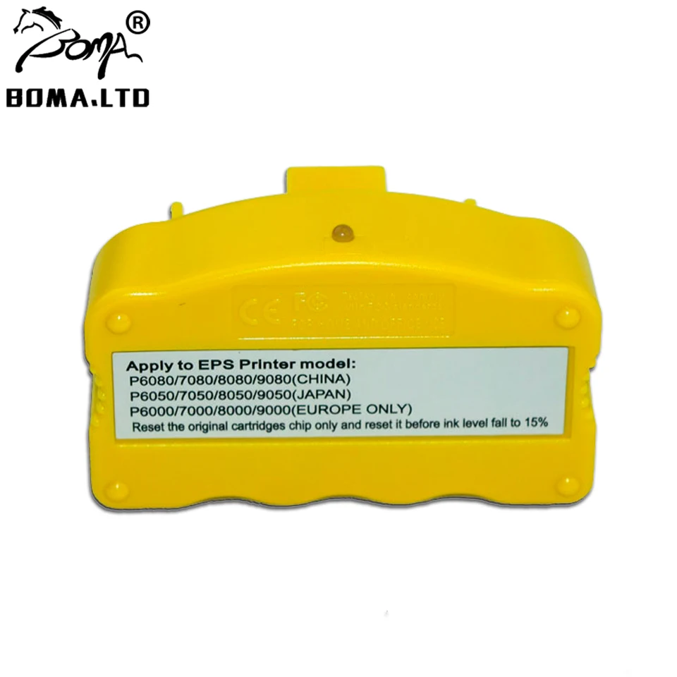 BOMA.LTD Original Cartridges Chip Resetter For EPSON SureColor P6080 P7080 P8080 P9080 STD Printer Plotter