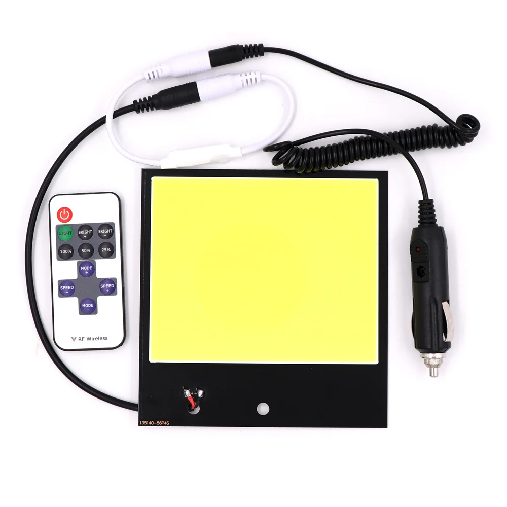 New Arrival Black Board COB LED Panel Light for Outdoor Lamp Car Auto Lights DIY 12V 50W Super Bright White Color Bulb