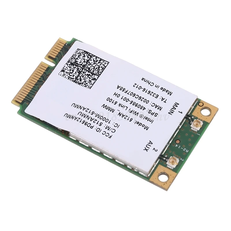 WiFi Link 5100 AGN 300M 무선 카드 2.4G + 5G 듀얼 밴드 미니 PCI-E 인터페이스 웹 카드, CQ40 CQ45 6520S 6530S 8730W