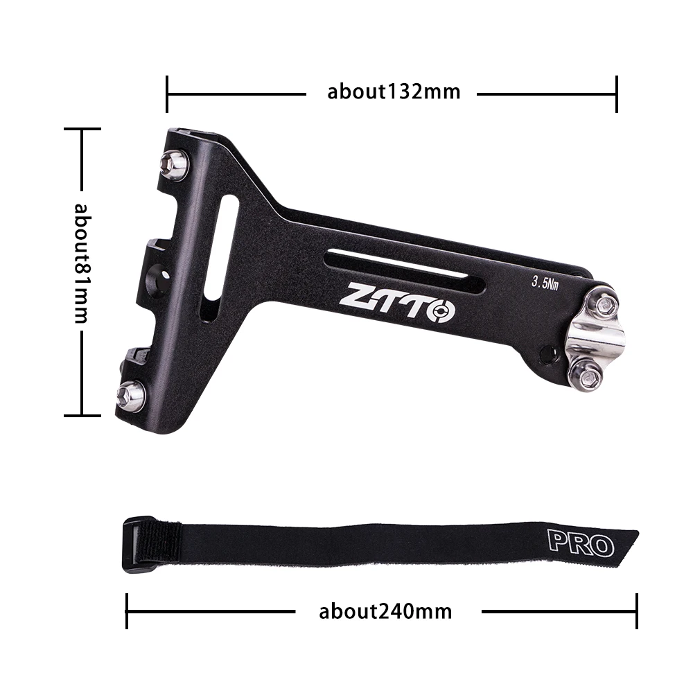 ZTTO Bicycle Saddle Bottle Cage Extension Holder Repair Tool Kit Inner Tube Seat Universal Strap Fix Anything On MTB Road Bike