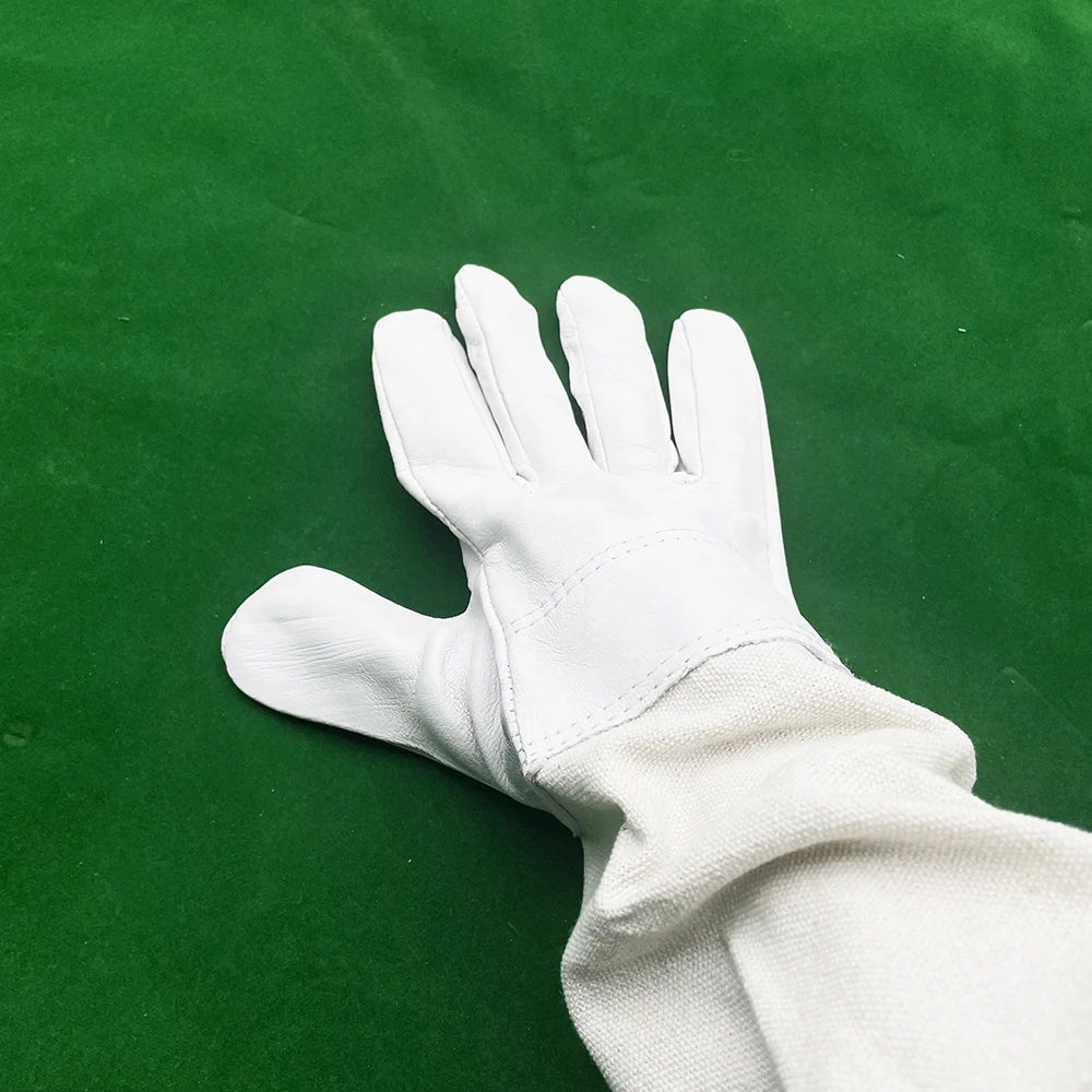 1 Pair Beekeeper Protective Gloves Long Sleeve Xl XXl 3Xl Size Available Anti Bit For Honey Harvesting Or Extracting Bee Tools