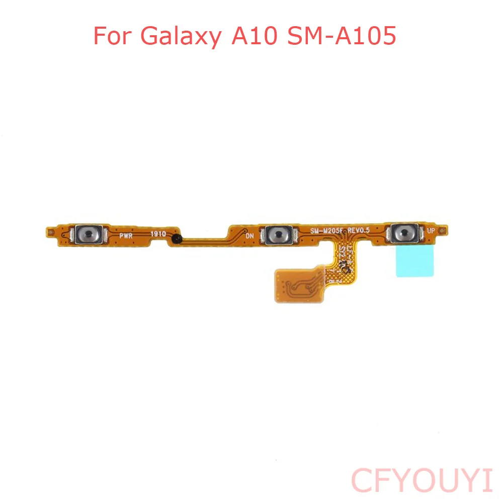 For Samsung Galaxy A10 A105 A105F Power & Volume Buttons Side Key Flex Cable Part