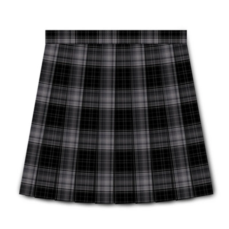 [Einsame Stadt] lange/kurzärmlige stundent Dame Mädchen hohe Taille Plaid Falten röcke jk Schuluniform Anime Kleidung