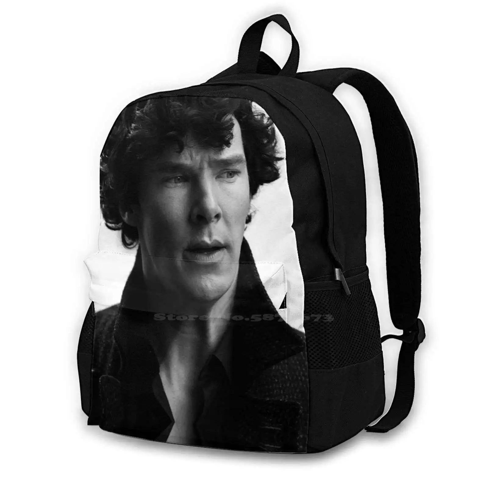 Sherlock 1 Large Capacity School Backpack Laptop Travel Bags Moriarty Benedict Drama Irene Laura Pulvar