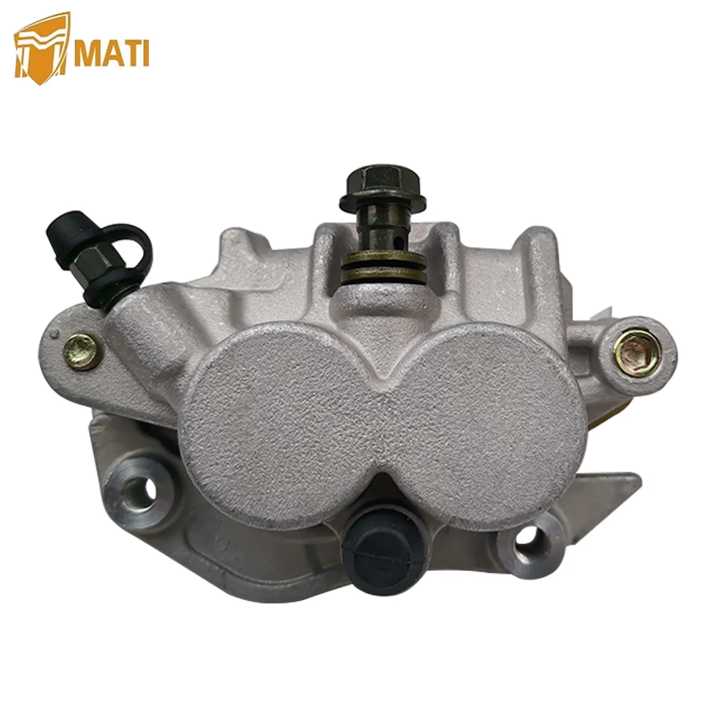 M MATI Front Brake Caliper Assembly for Honda CRF250 CRF450 2004-2020 CR125 CR250 2004-2007 with Brake Pads 45150-MEN-006