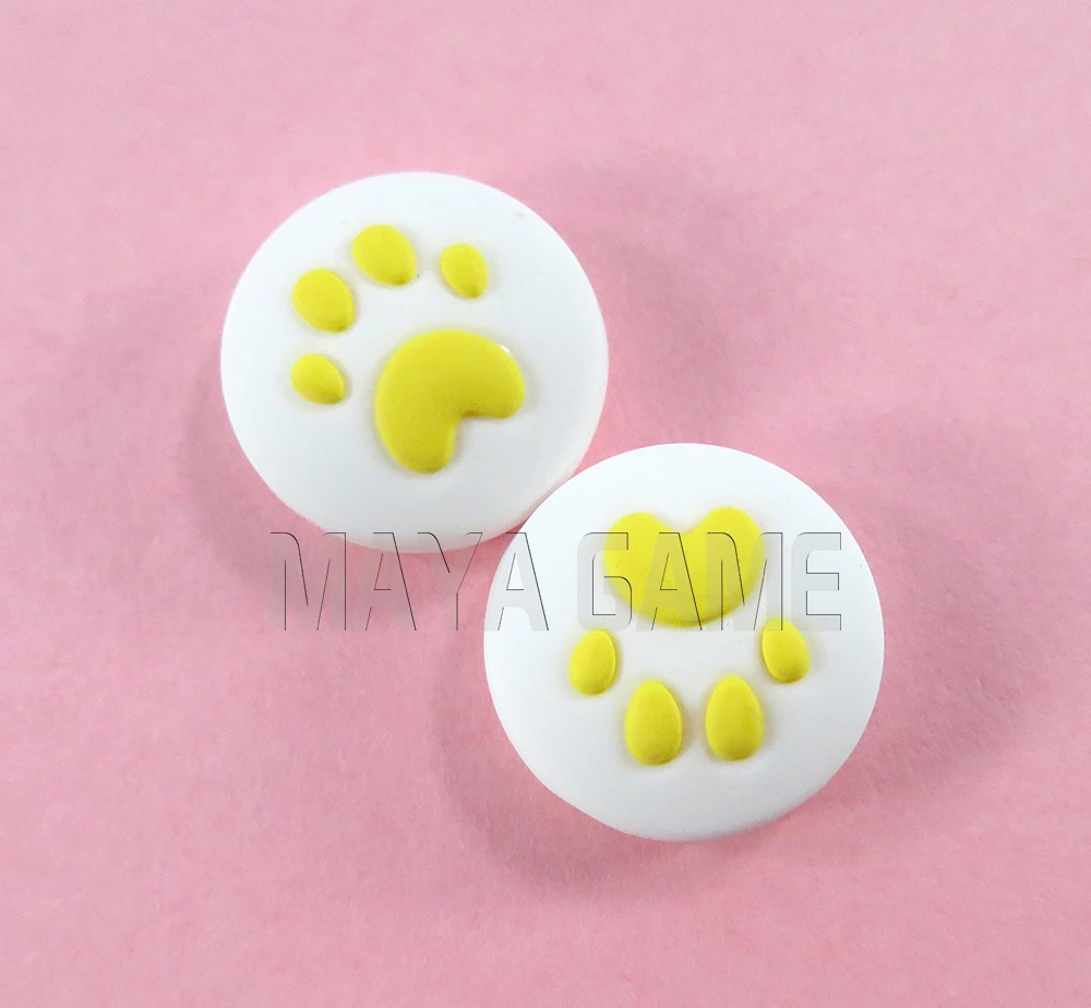 100 pièces Joystick Caps Coloré Silicone Analogique Grip Thumbstick bouton couverture pour Nintendo Switch NS Nintend Lite Joy-Con Cat
