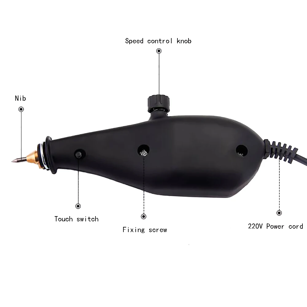 Electric Engraver Engraving Carving Pen Plotter Machine Chisel Tips On Metal Wood Glass Plastic Ceramics Stone Surface