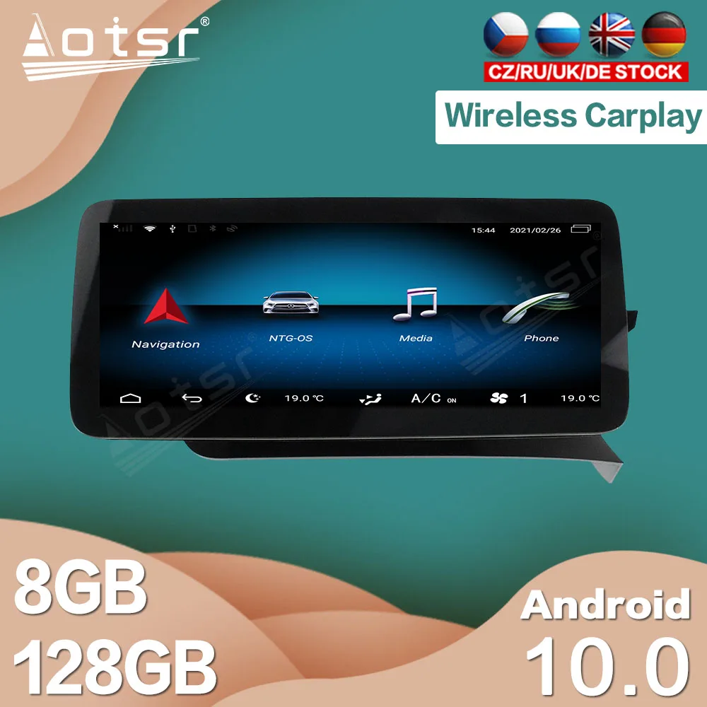 

Магнитола для MERCEDES BENZ C W204 C180 C200 C260 C63 AMG 2011-2014, Android