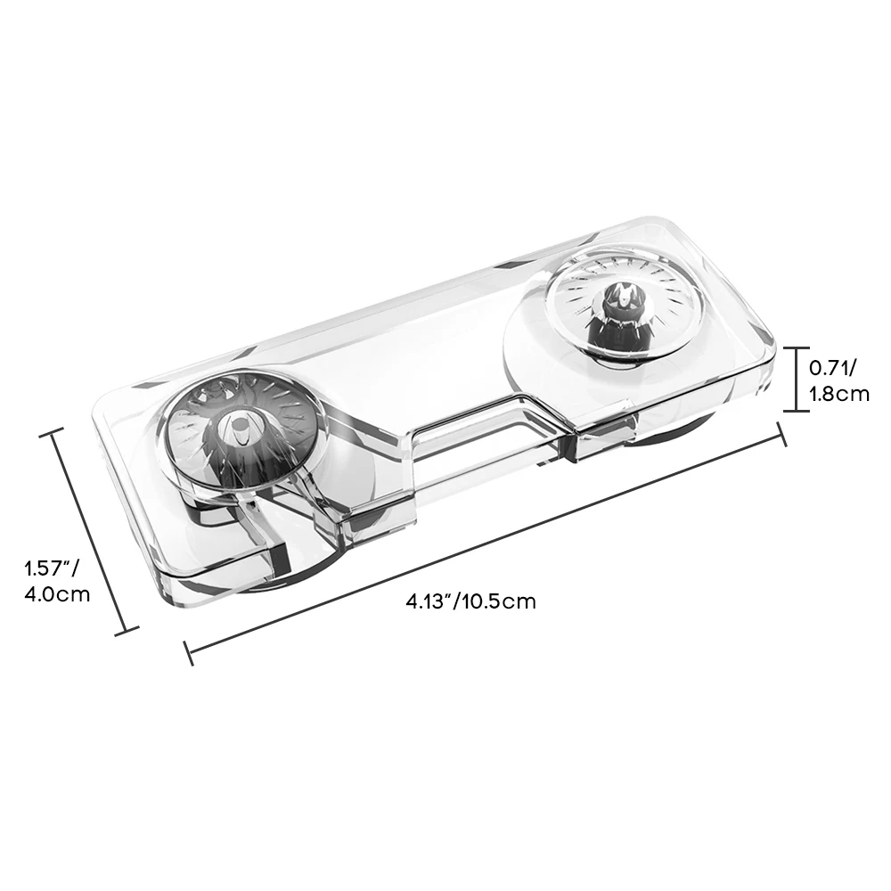 EUDEMON Childproof Transparent Refrigerator Lock, Baby Safety French Fridge Door Lock, Freezer Lock, Invisible Cupboard Lock