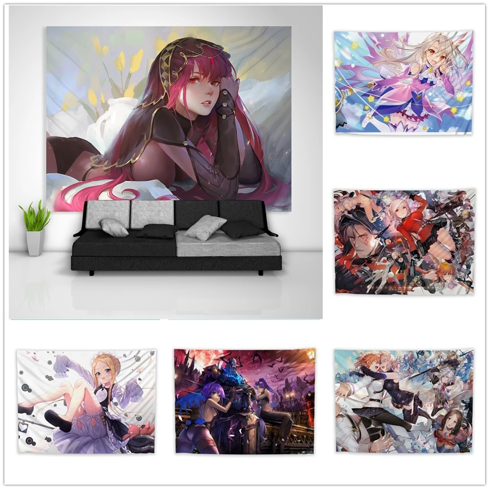 Nordic Kids Bedroom Wall Decor Wall Art Canvas Painting Prints Pictures Home Decoration Fate Grand Order Anime Canvas Posters