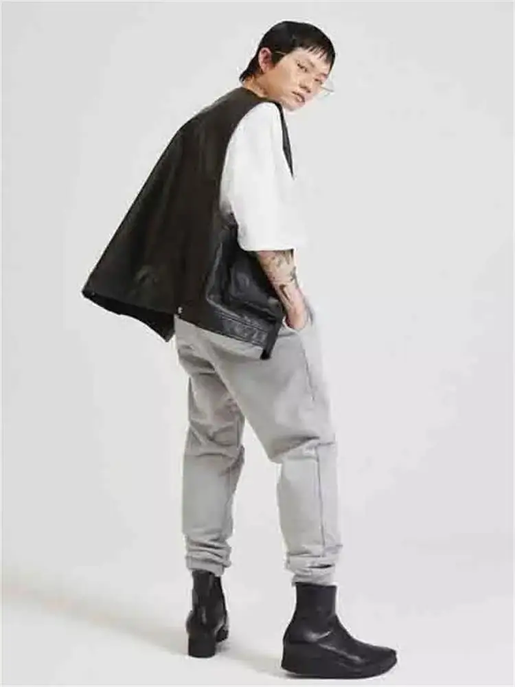 Men's Trousers Spring And Autumn New Personality Hole Design Hip Hop Street Fashion Youth Leisure Loose Large Size Sweatpants