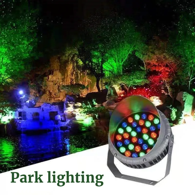 

12w 18w Tree Light Patio Garden Lights Landscape Villa Ground Led Lawn Lamp RGB Gazebo Yard Spotlight IP65 Waterproof Decoration