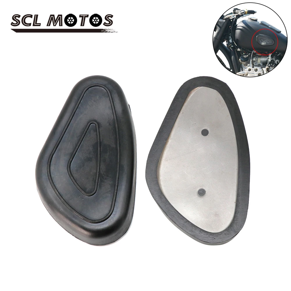 SCL MOTOS 1 Pair Motorcycle Motorbike Retro Fuel Tank Rubber Sheath Side Case Cover For Bmw R12 R71 M-72 CJ K 750 Accessories