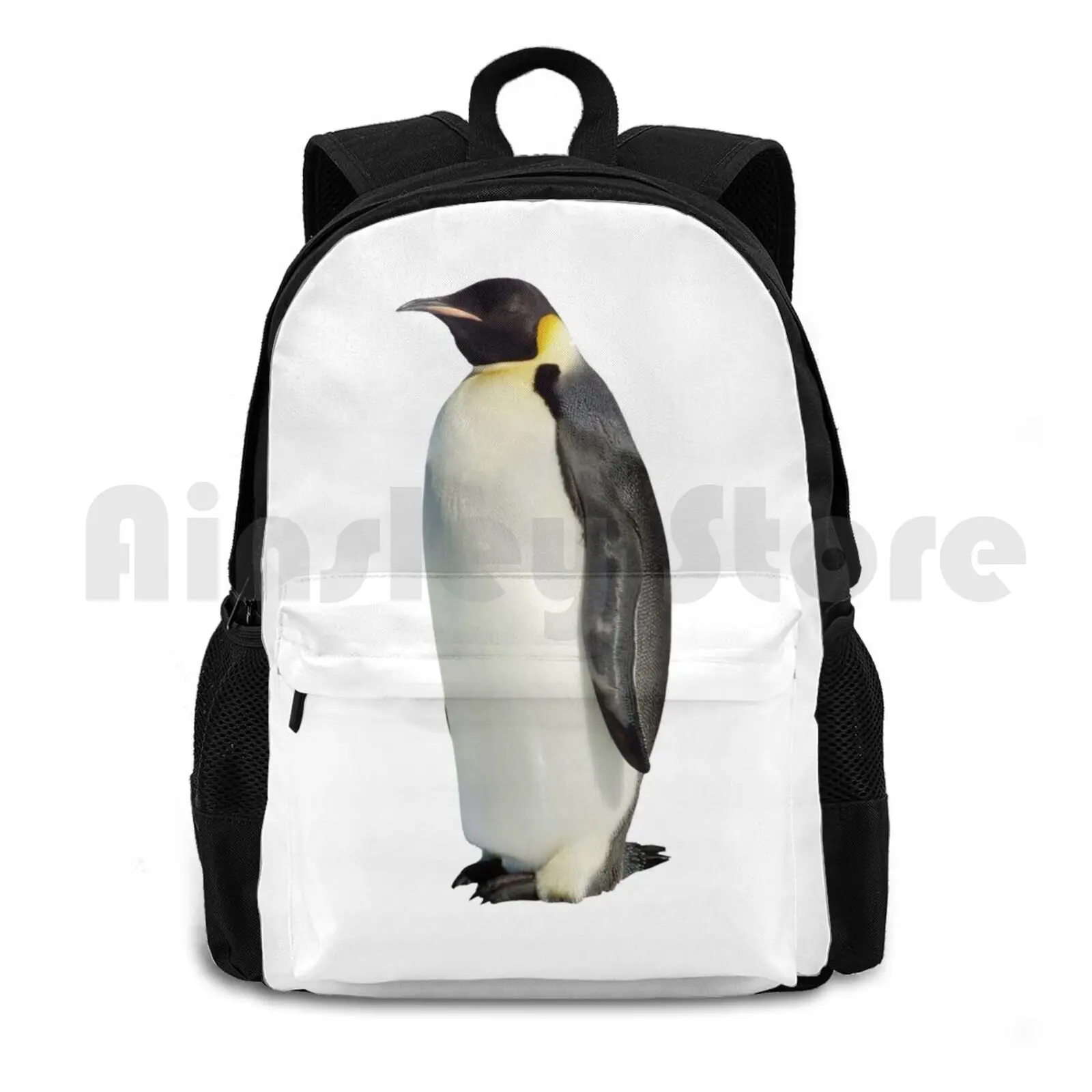 

Penguin Outdoor Hiking Backpack Waterproof Camping Travel Penguin Animal Penguins Funny Penguin Books