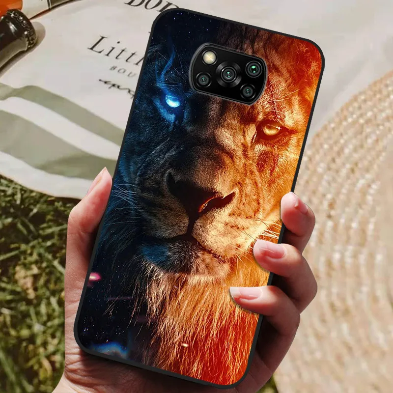 For Xiaomi Poco X3 Pro Case Soft TPU Silicone Cover for Poco X3 Pro X3Pro Phone Case PocoX3 Pro Cute Cat Protective Case Bumper