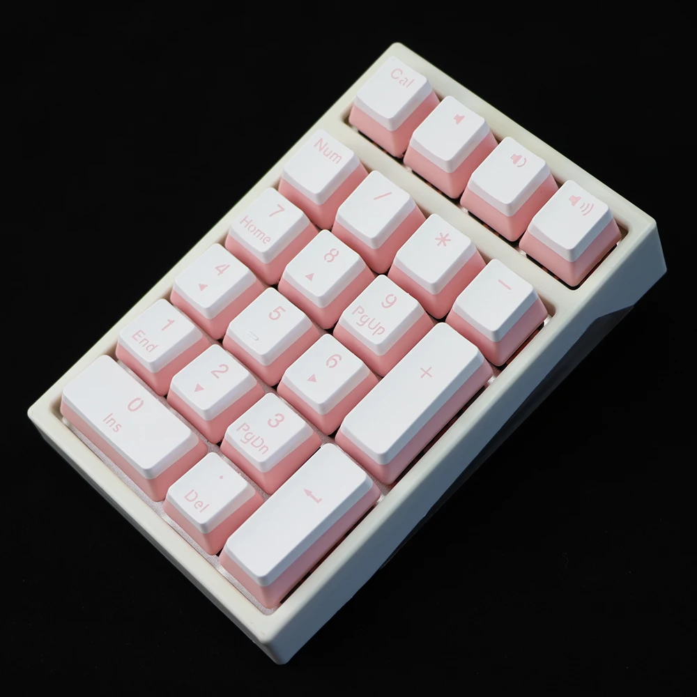 Double Shot Keycap Pbt Pudding 21key Numpad Multimedia Sleutel F1-F12 Keycaps