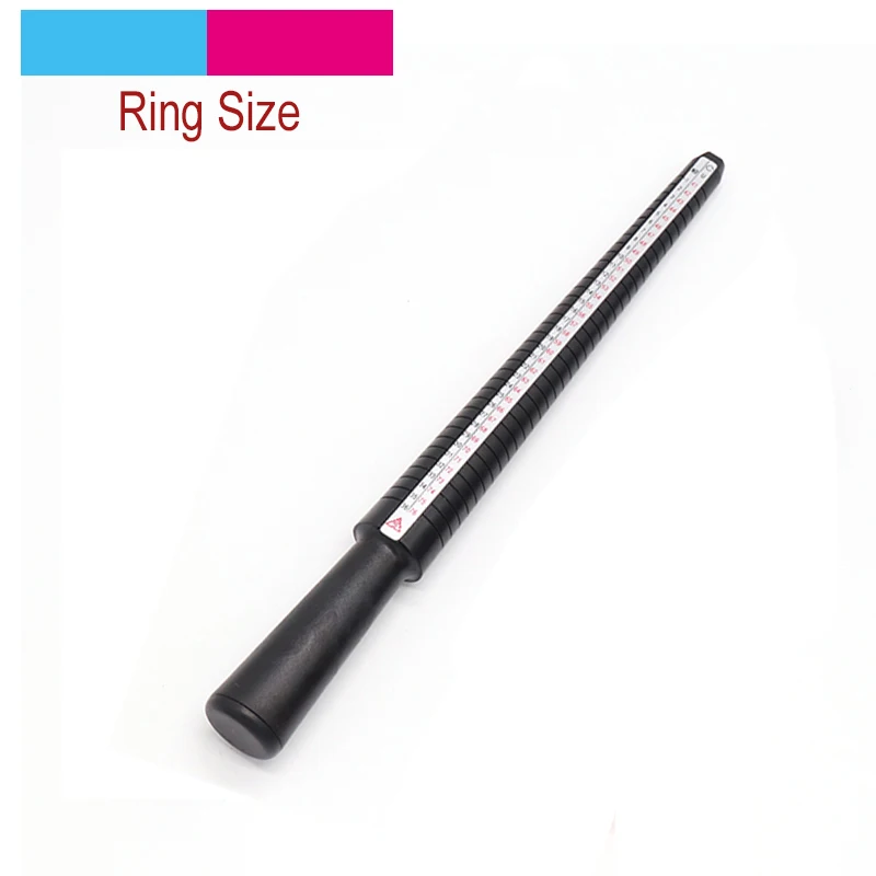 Plastic Ring Size Doorn Stok Vinger Gauge Ons Stander Ring Sizer Meten Sieraden Tool Sieraden Gereedschap Stok Set