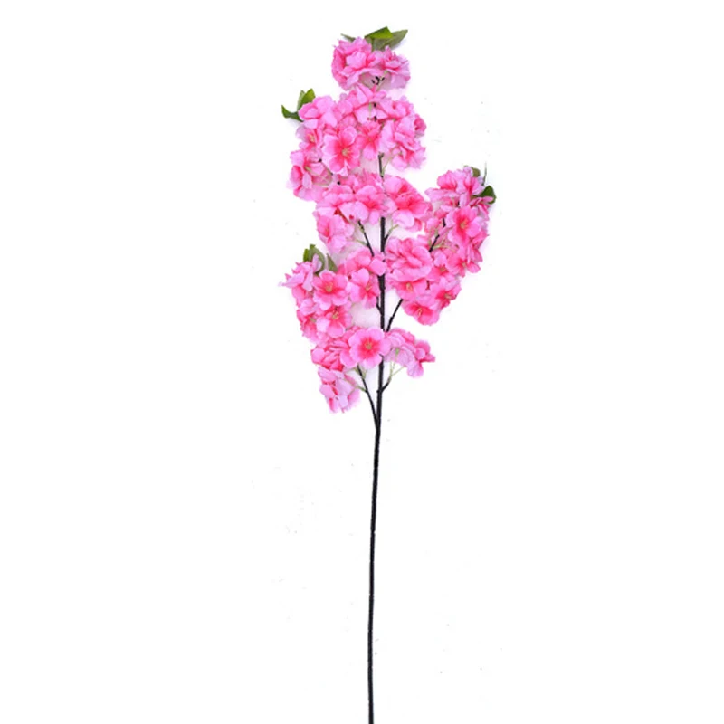 Artificial Cherry Blossom Pink White Cherry Tree Silk Flower Spring Cherry DIY Bonsai Arch Wedding Props Home Decoration