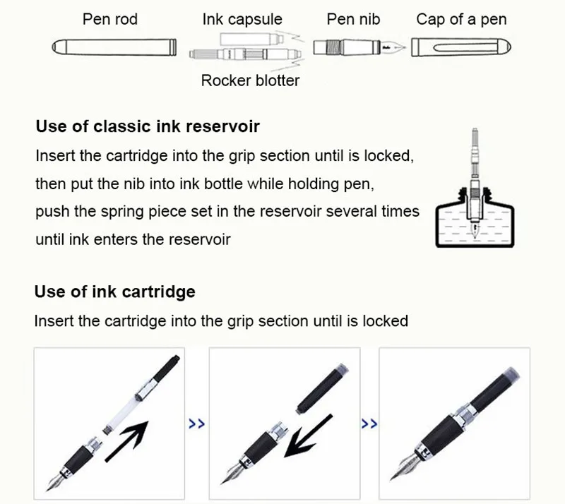 Jinhao caneta tinteiro universal 60 com 12 cores, material de papelaria, acessório escolar de escritório a6295