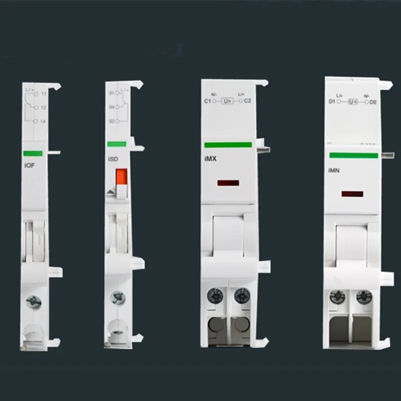 Ic65 Circuit Breaker Accessories IMX + of Shunt IOF Auxiliary ISD Fire Release 24V 110V 220V 400V