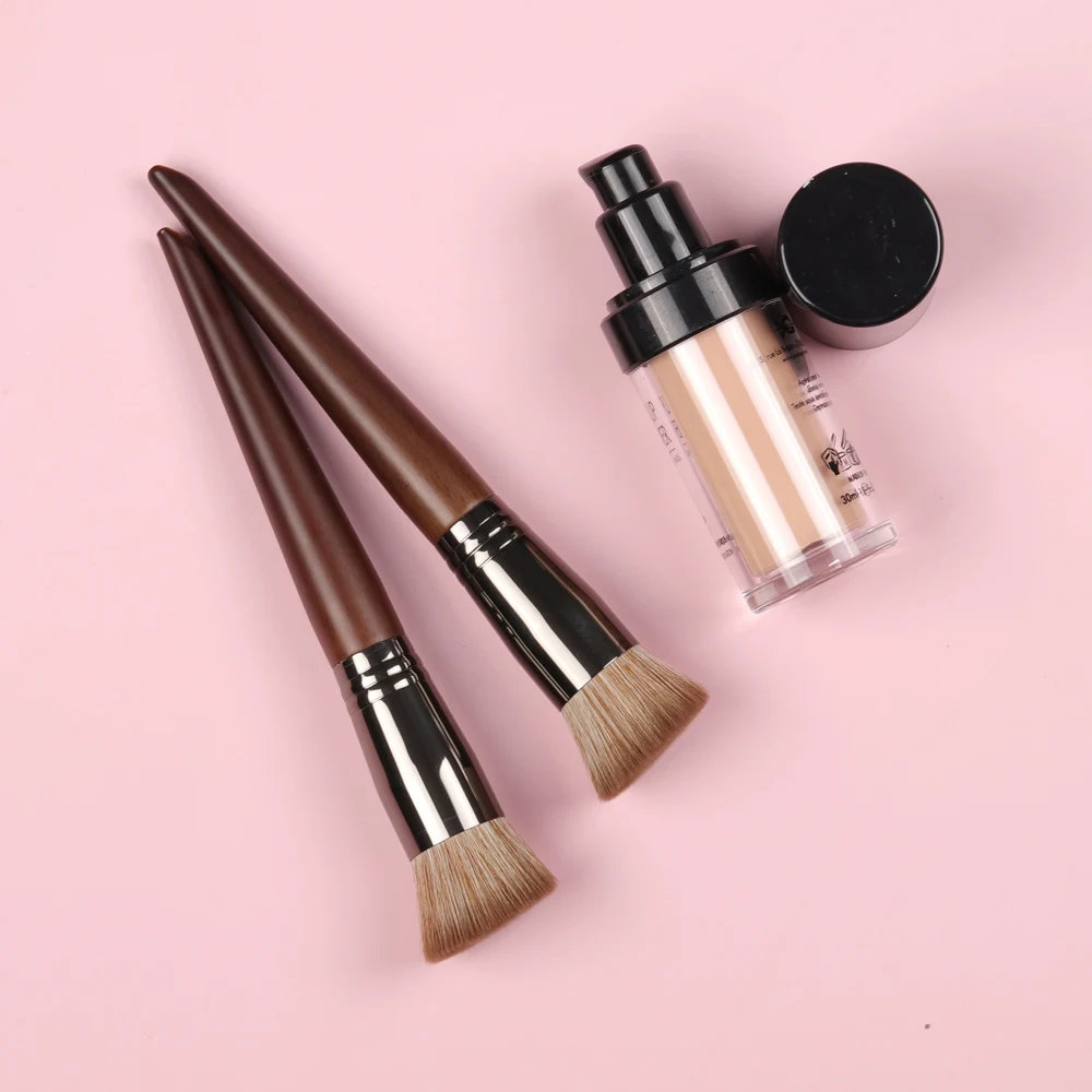 OVW NEW Foundation Brush Series Soft Duo Use Powder Liquid Brushes Concealer Blusher Cream Brushes Mask Brush 1PC