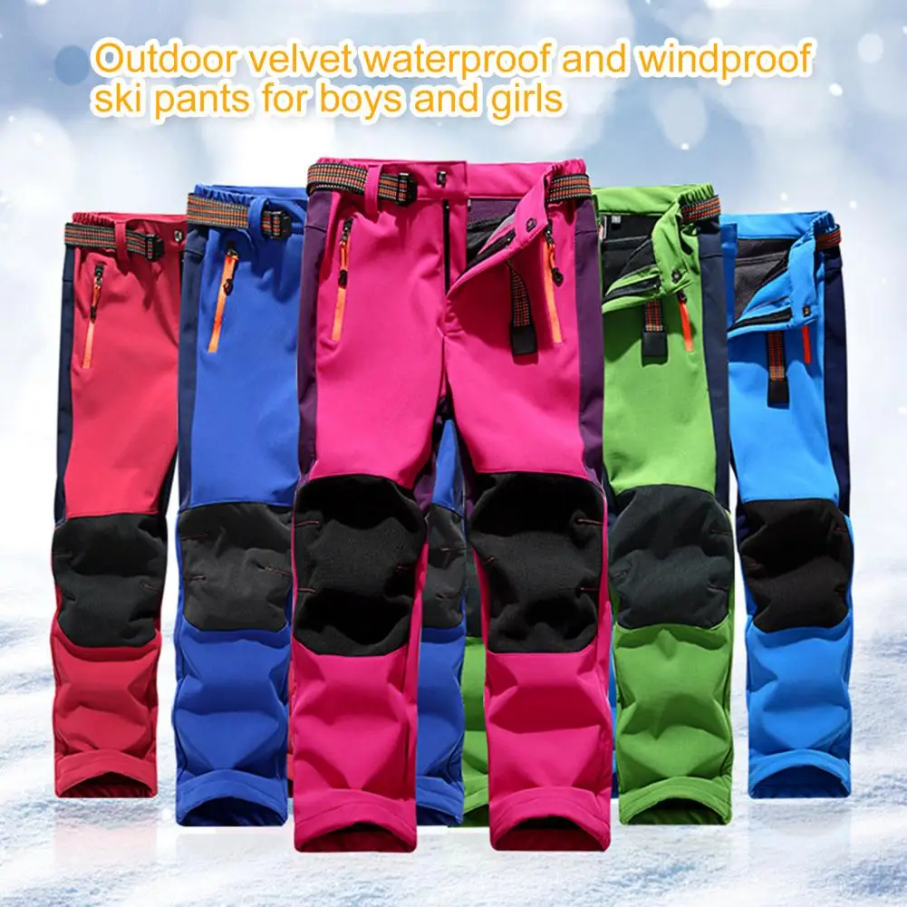 Kids Trousers  Ultra-light   Kids Hiking Trousers Waist Warm Insulated Trousers