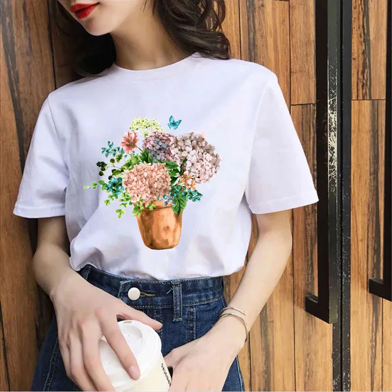 

2022 Summer Women Clothing Fashion T shirt Streetwear White T-shirt Femme Oversized Tshirt Retro Female Tops