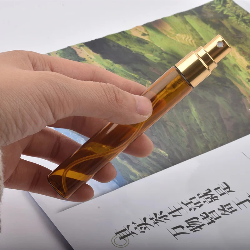 50pcs 5ml 10ml Sample Spray Bottle for Gift Portable Glass Perfume Bottle Atomizer Container Women Perfume Pump Travel Bottle