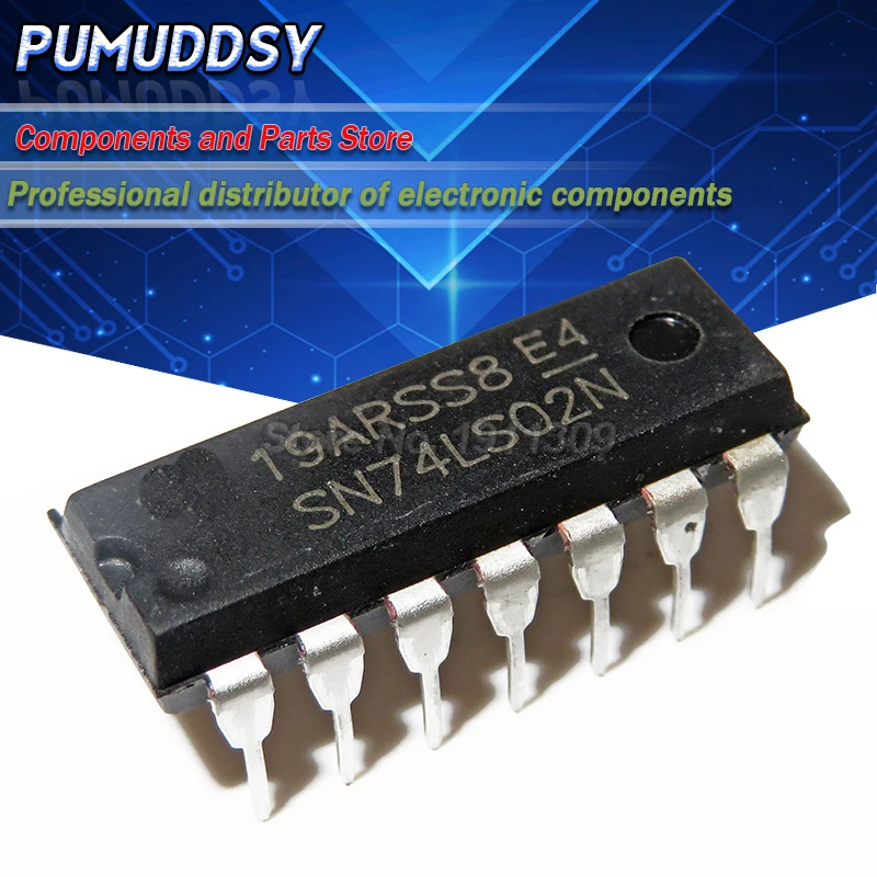 10PCS SN74LS02N 74LS02 7402 HD74LS02P Quadruple 2-Input Positive-NOR Gate DIP-14