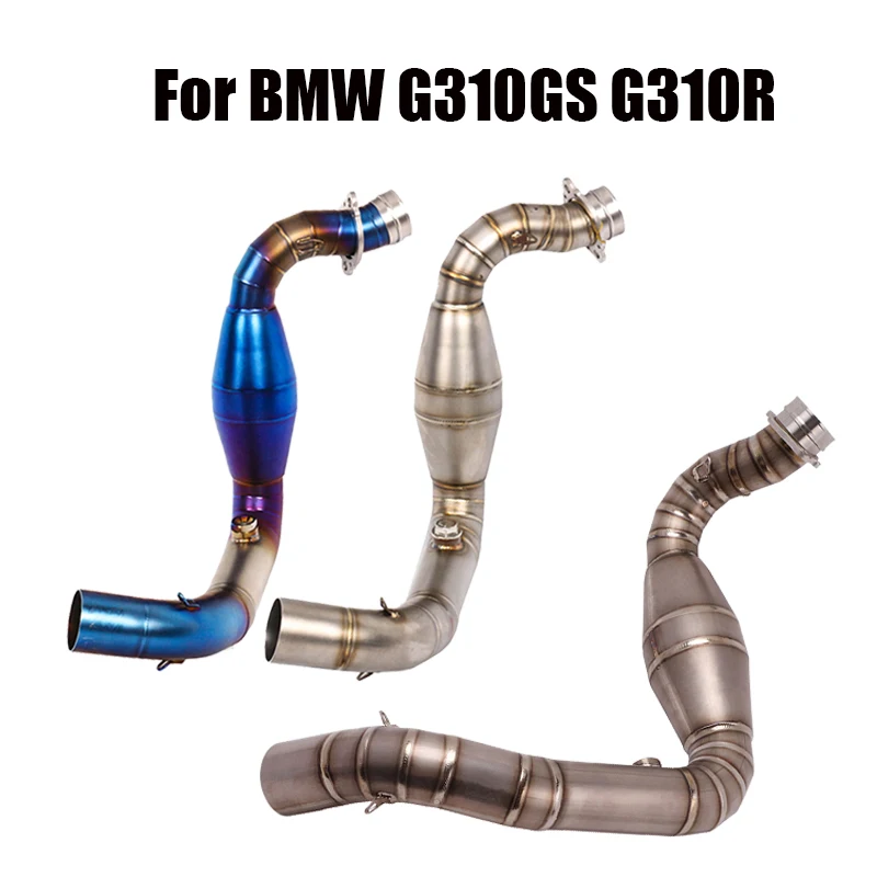 

For BMW G310GS G310R Exhaust System Mid Pipe Connect Link Pipe Esape Slip On 51mm Muffler Motorcycle Titanium Alloy