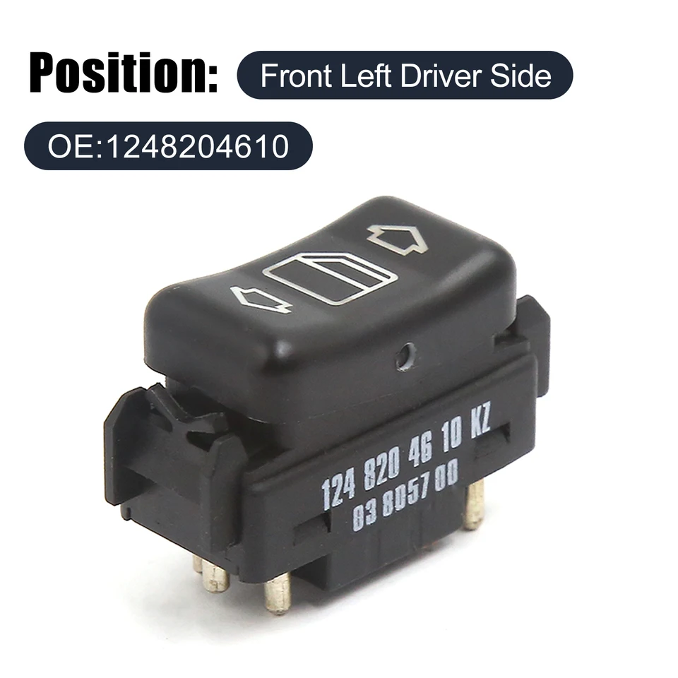 X Autohaux 1248204610 Window Switch for Mercedes-Benz