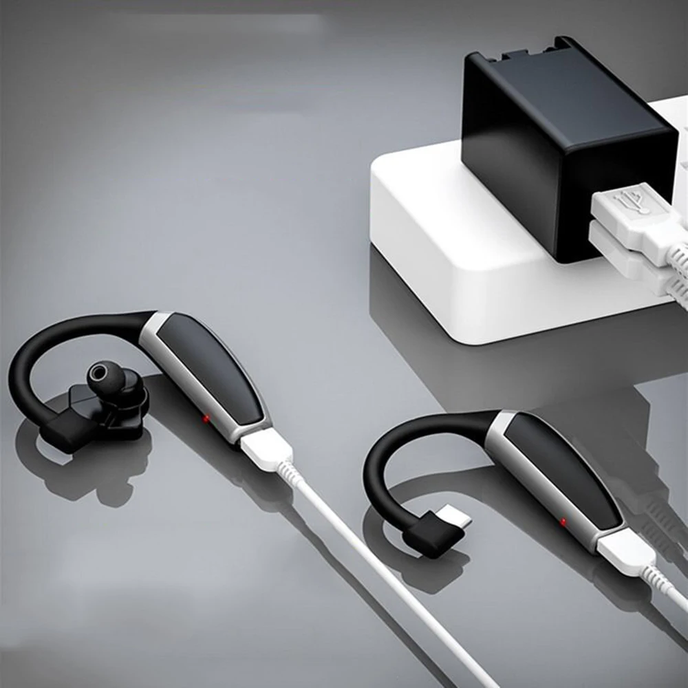 B1บลูทูธหูฟังตัดเสียงรบกวนตะขอเกี่ยวหูชุดหูฟังบลูทูธหูฟังไร้สาย270MAh Volume Control